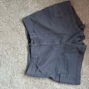 Hollister Gray Cargo Shorts with Cotton Blend